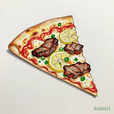 きまぐれクック監修 直⽕焼きビーフのねぎレモンピザ（M・クリスピー・1ピース）