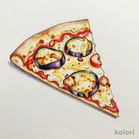 岡崎おうはんの⾁味噌となすのピザ（M・クリスピー・1ピース）
