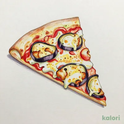 岡崎おうはんの⾁味噌となすのピザ（P・イタリアン・1ピース）