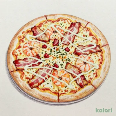 Shrimp Mayo Bacon Pizza (S)