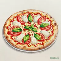 Tomato Margherita Pizza (L)