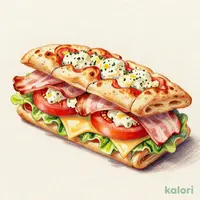 Crispy Clubhouse Sandwich Pizza (L)