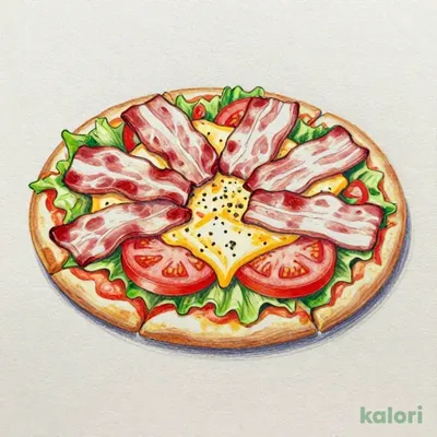 Crispy Clubhouse Sandwich Pizza (M)