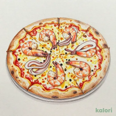 Seafood Deluxe Pizza (S)