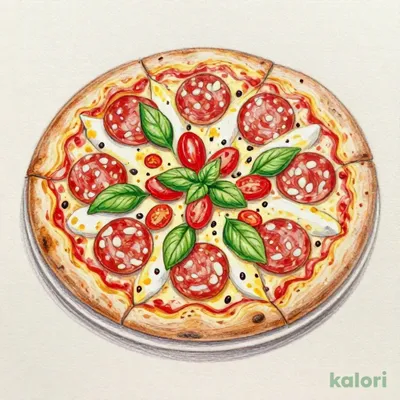 Basil Meat Pizza (S)