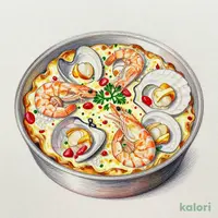 具だくさんシーフードドリア