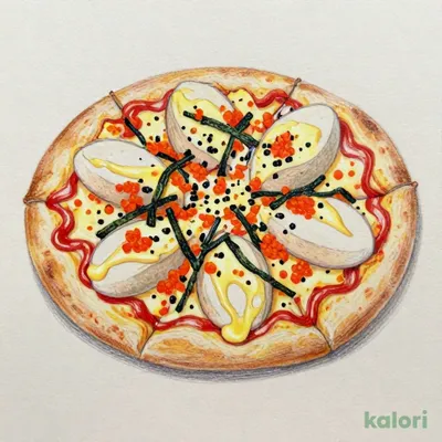 Hakata Mentaiko & Mochi Pizza (M)