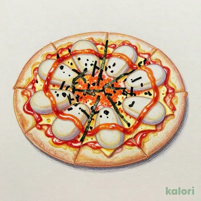 博多明太子とお餅のピザ（Sサイズ）