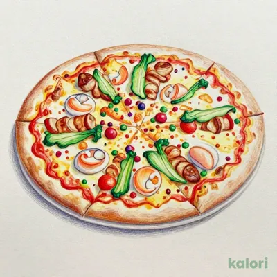 Hakata Seafood Star Four Pizza (L)