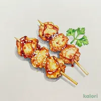 Japanese-Style Tatsuta Chicken Skewers (2 pcs)