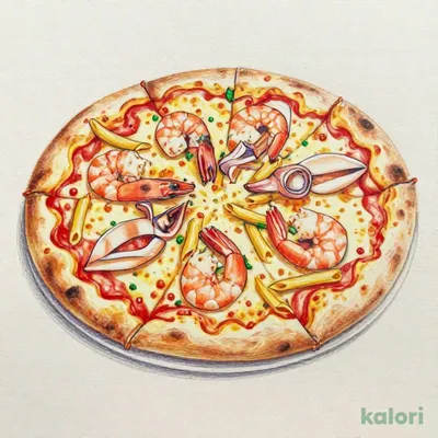 Atsuo Seafood Pizza (Medium)