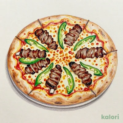 Charcoal-Grilled Beef Kalbi Pizza (Small)