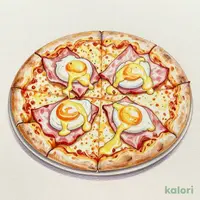 Eggs Benedict Pizza (L)