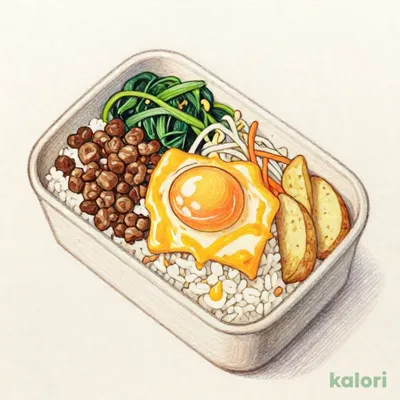 とろ～り卵の 石焼風チーズビビンバ【HOT MY BOX】
