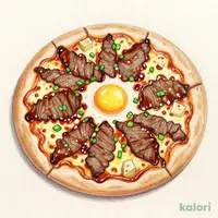 すき焼き月見ピザ21.822.053.83.6