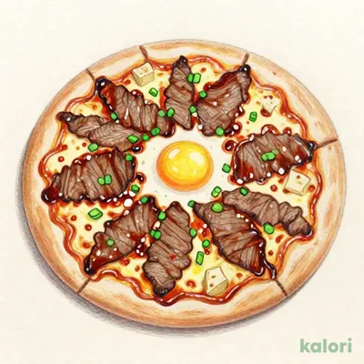 すき焼き月見ピザ21.822.053.83.6