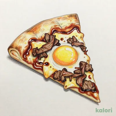 すき焼き月見ピザ7.57.517.71.2（チージーロール・1ピース）