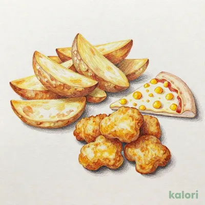 つぶつぶコーンチーズ（ハットフライポテト+チキンナゲット）セット22.827.781.83.1