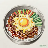 とろ～り卵の 石焼風チーズビビンバ【HOT MY BOX】37.334.177.66.1