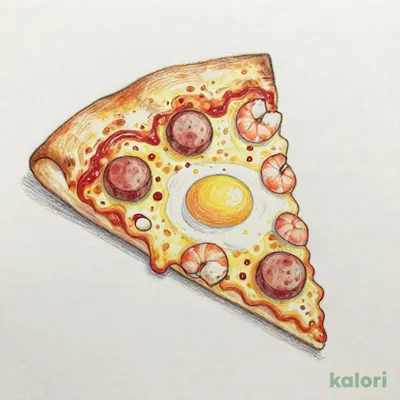 とろ～り卵の石焼風えびぷりビビンバ7.47.819.81.0（あらびきソーセージクラスト・1ピース）