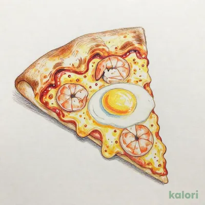 とろ～り卵の石焼風えびぷりビビンバ7.47.819.81.0（ふっくら鉄鍋パンピザ・1ピース）