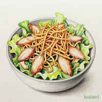 スモークチキンのパリパリ麺サラダ（S）6.311.85.71.5