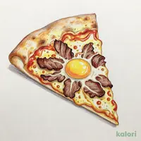 すき焼き月見ピザ(チージーロール(L)・1ピース)