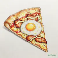 テリマヨ月見ピザ（チージーロール(M)・1ピース）