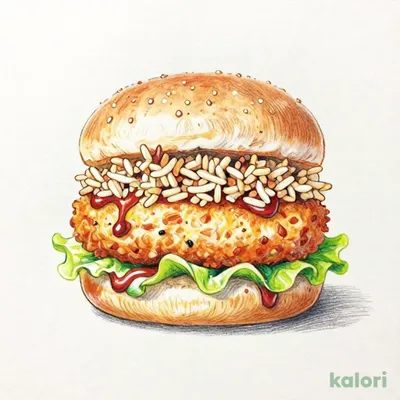 ピザ屋なのにライスチキンバーガー