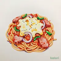 焼きチーズの絶品王道ナポリタン