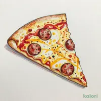 Cheese & Cheese Pizza (Coarse Sausage Crust, 1 Slice)