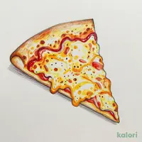 Cheese & Cheese Pizza (Pan Crust, 1 Slice)