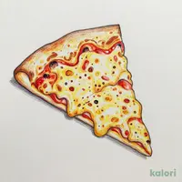 4-Cheese Formaggi Pizza (Extra Cheese Crust, 1 Slice)