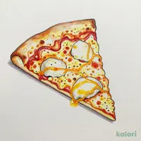 4-Cheese Formaggi Pizza (Hand Tossed Crust, 1 Slice)