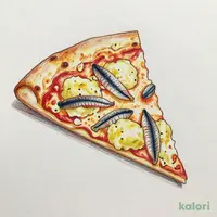 アンチョビポテマヨ(ふっくら鉄鍋パンピザ・1ピース)