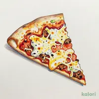 Camembert Meat Sauce Pizza (Extra Cheese Crust, 1 Slice)