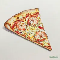 ガリマヨシュリンプ（ふっくら鉄鍋パンピザ・1ピース）