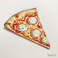 Sicilian Style Pizza (Cheesy Roll Crust, 1 Slice)