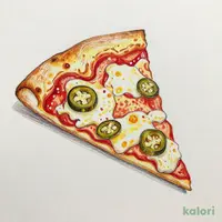 スパイシー辛ペーニョ（ふっくら鉄鍋パンピザ・1ピース）