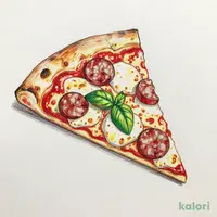 Premium Margherita Pizza (Coarse Sausage Crust, 1 Slice)