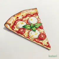 Premium Margherita Pizza (Cheesy Roll Crust, 1 Slice)