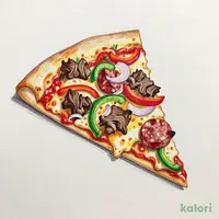 Bulgogi Pizza (Sausage Crust, 1 Slice)