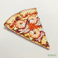 海老マヨ明太ベーコン（あらびきソーセージクラスト・1ピース）