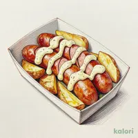 こんがりソーセージタルタル（ピザポテBOX）