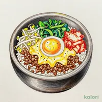 【HOT MY BOX】とろ～り卵の 石焼風チーズビビンバ