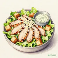 Smoked Chicken Caesar Salad (S)