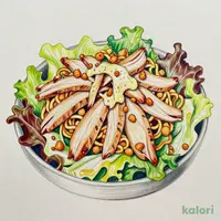スモークチキンのパリパリ麺サラダ（S）