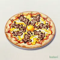 すき焼き月見ピザ（スペシャルクリスピー・1ピース）