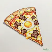 すき焼き月見ピザ（チージーロール・1ピース）