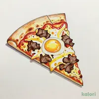 すき焼き月見ピザ(ハンドトス・1ピース)